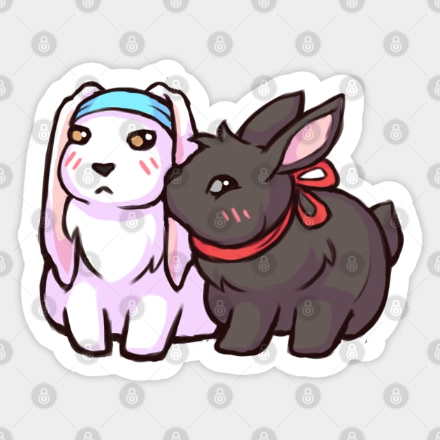 Wangxian bunnies Sticker by MarcyRangel